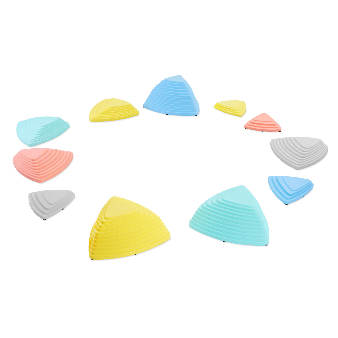 Pierres d'équilibre colorées - 11 pièces