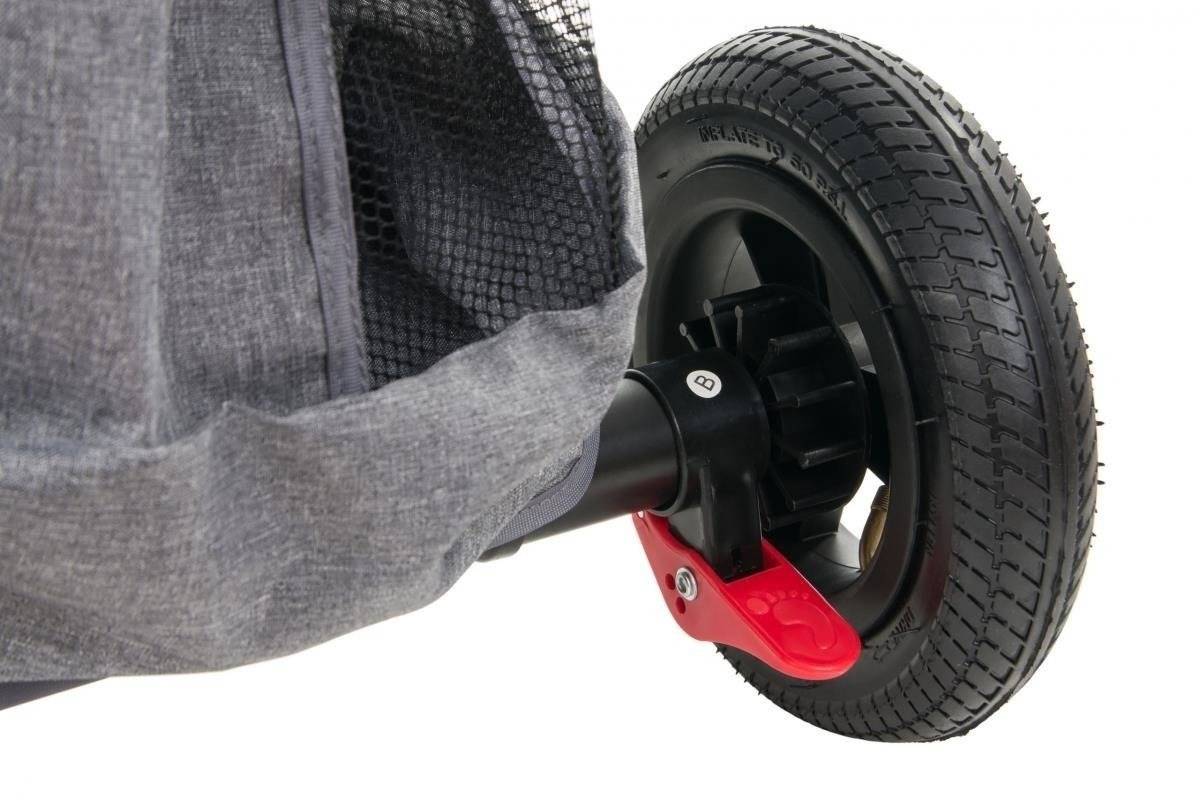 Tricycle Tobi Velar + film de pluie - gris