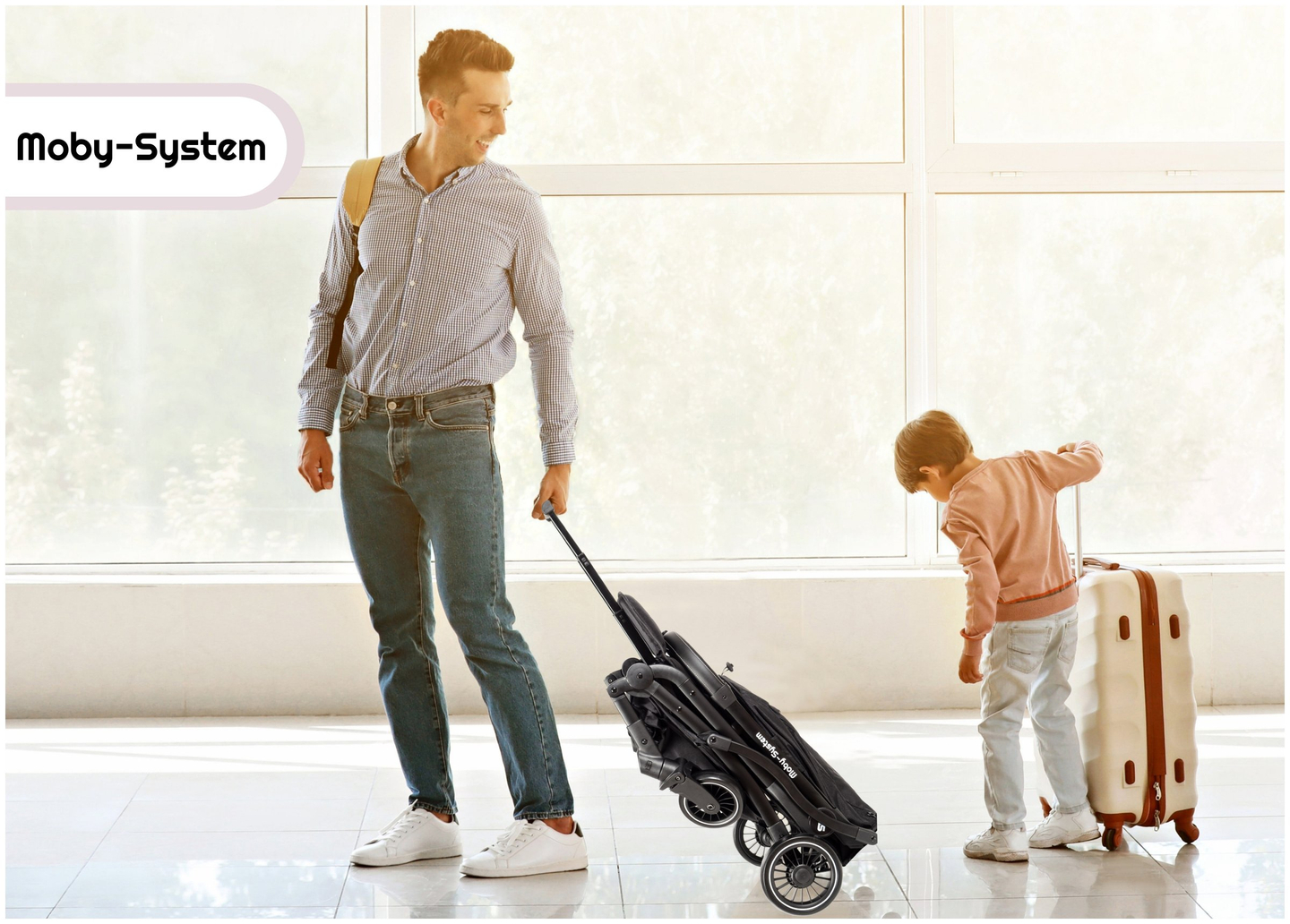 Chariot pour enfants spacerowy Moby-System LENA
