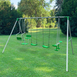 Balançoire pour enfants 6 personnes - aire de jeux de jardin