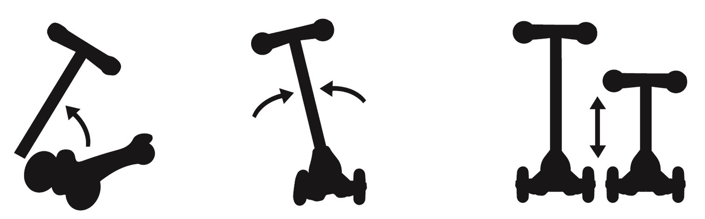 Scooter d'équilibre 5in1 HyperMotion - bleu