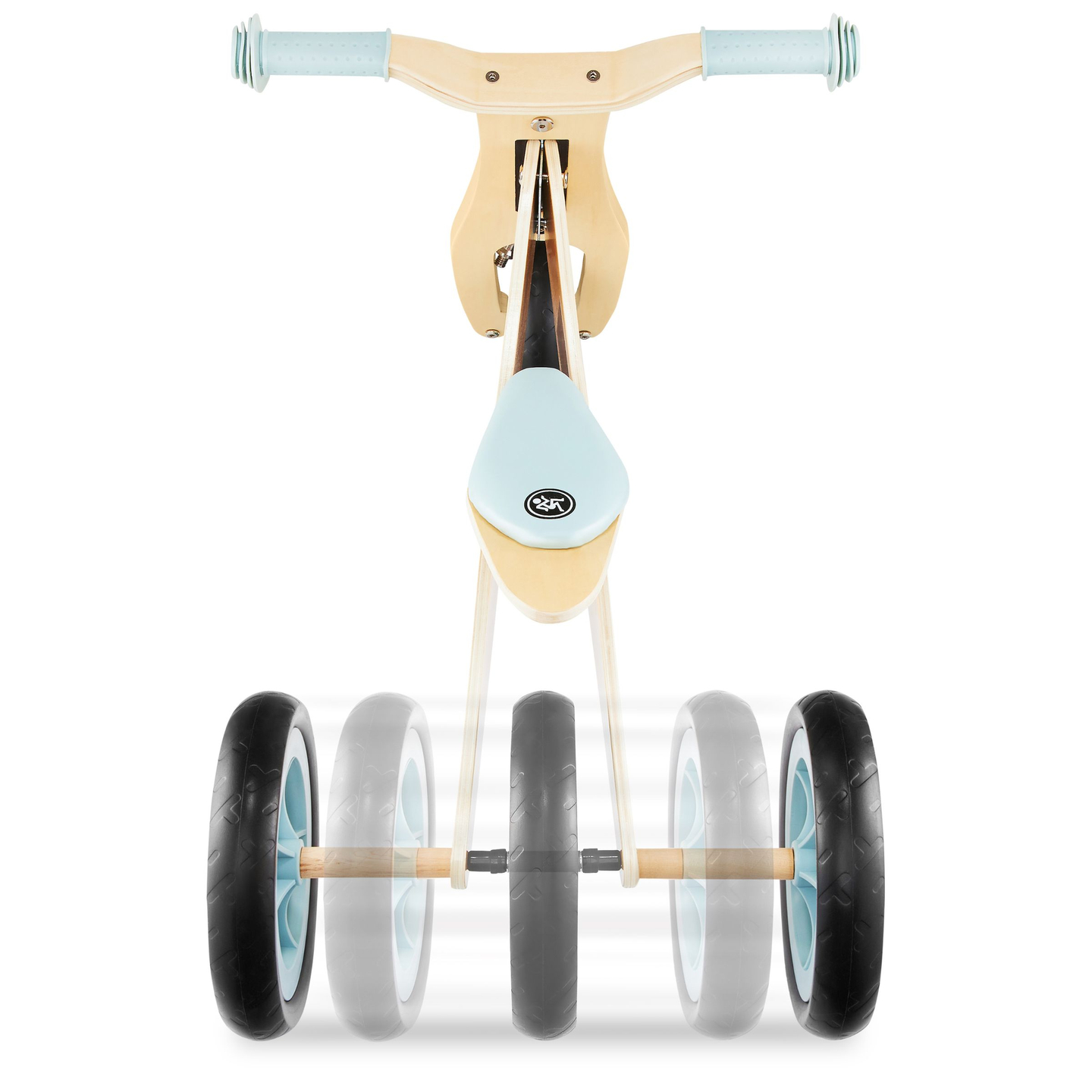 Tricycle et draisienne en bois 2en1 - HyperMotion PERCY - bleu