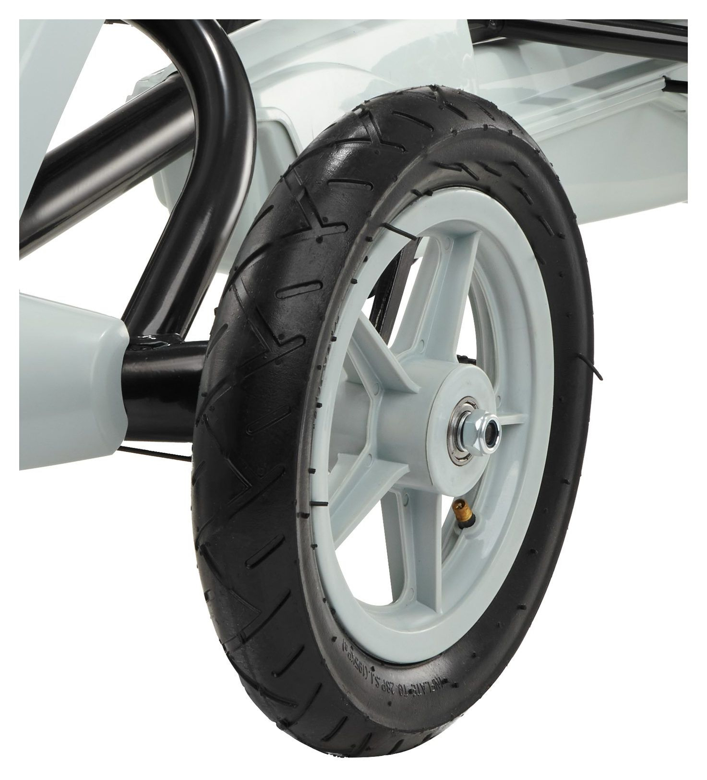 Kart à pédales EVOQUE pour enfants de 5 à 8 ans - gris