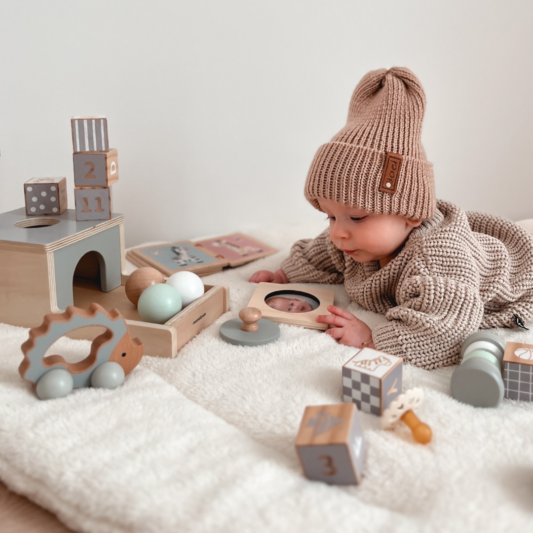 Coffret pédagogique Montessori pour bébé - 6 jouets