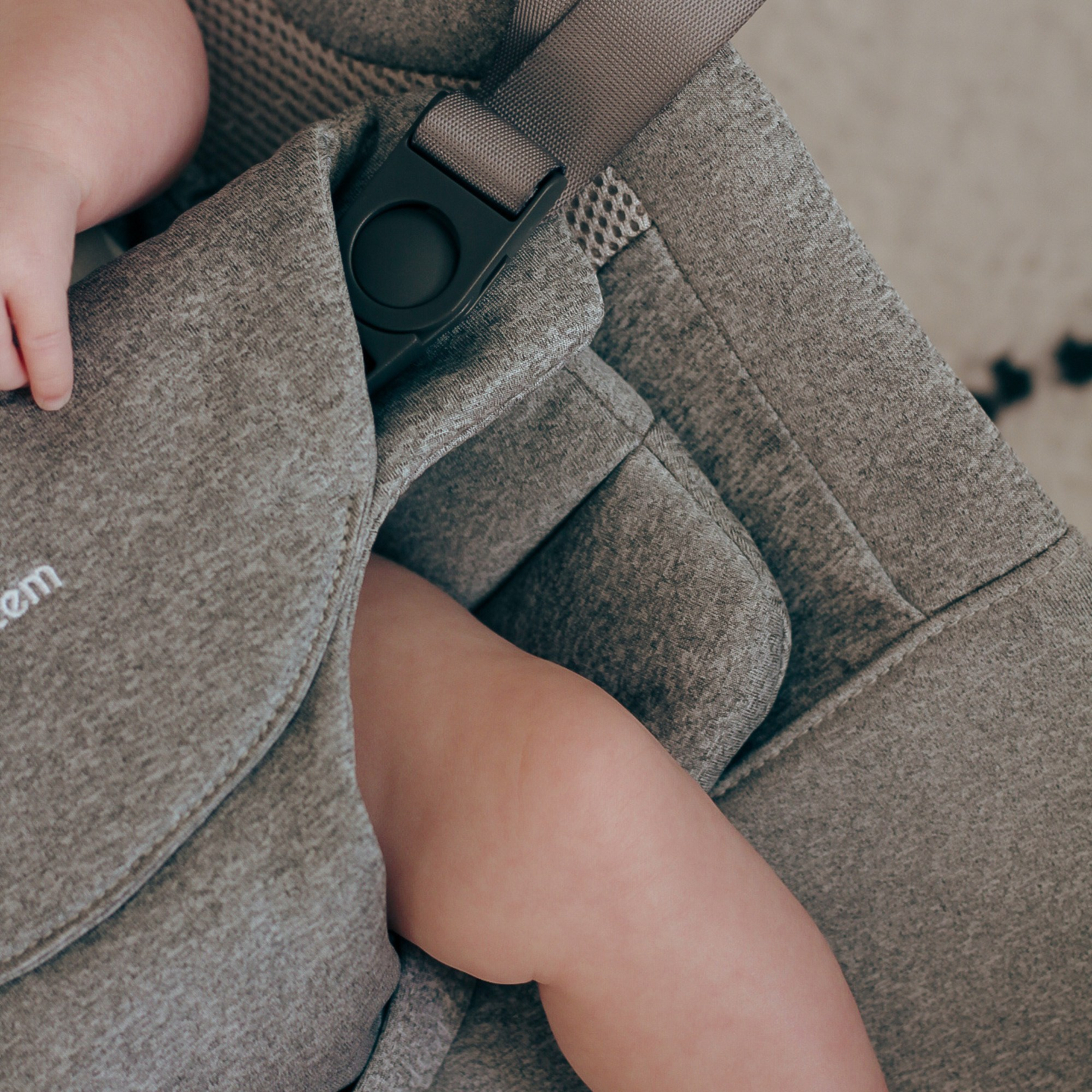 Fauteuil à bascule 2-en-1 Moby-Système LILY - gris