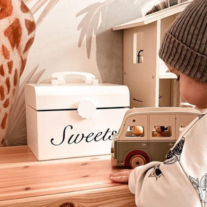 Bonbonnière à découper en bois, magasin de bonbons