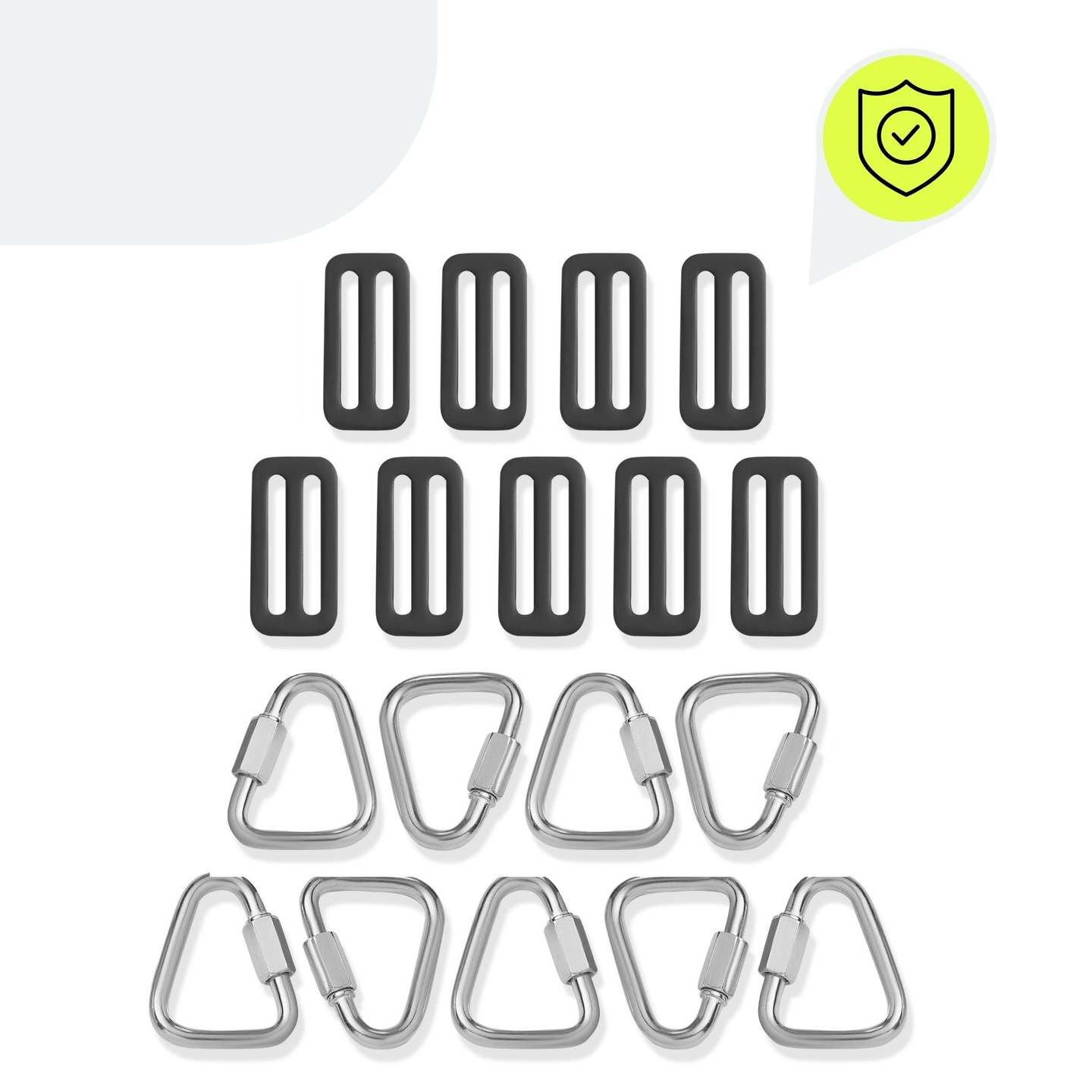 Course d'obstacles Ninja pour enfants - HyperMotion slackline set - 7 obstacles