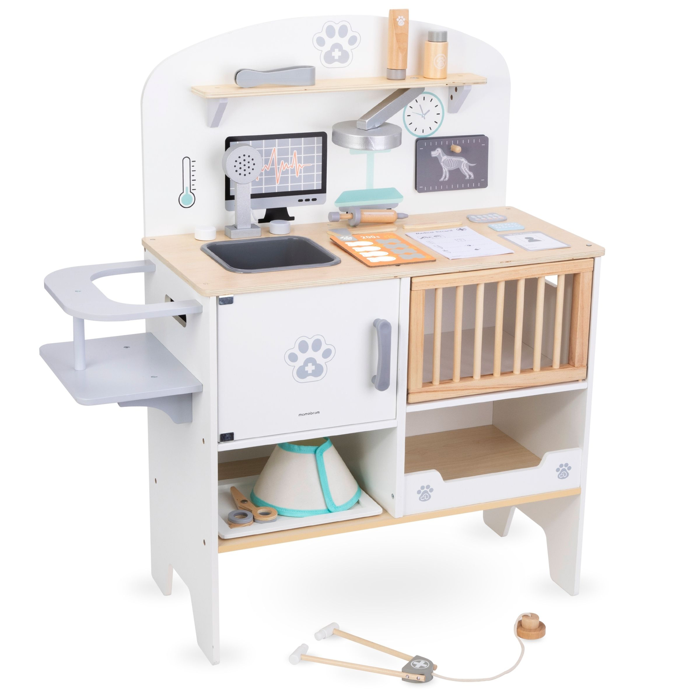 Hôpital pour animaux - set en bois