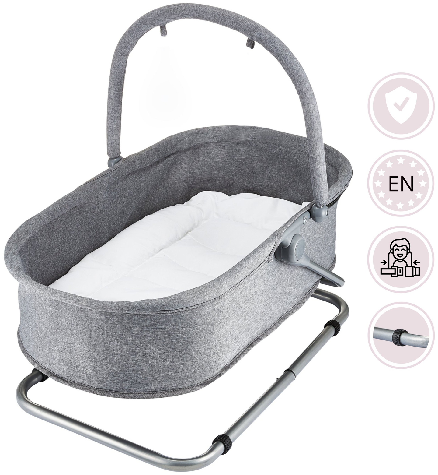Lit de repos + Siège de flottaison + Lit bébé 3 en 1 - Moby-System MILA