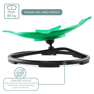 Mini carrousel pour enfants Poisson - couleur vert