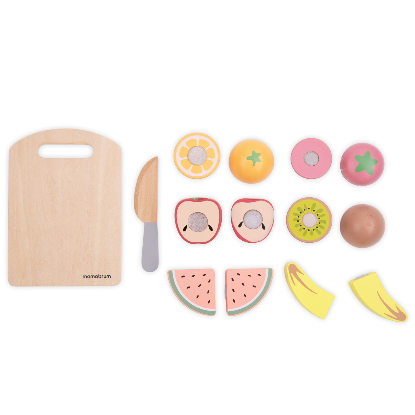 Set de fruits à couper en bois