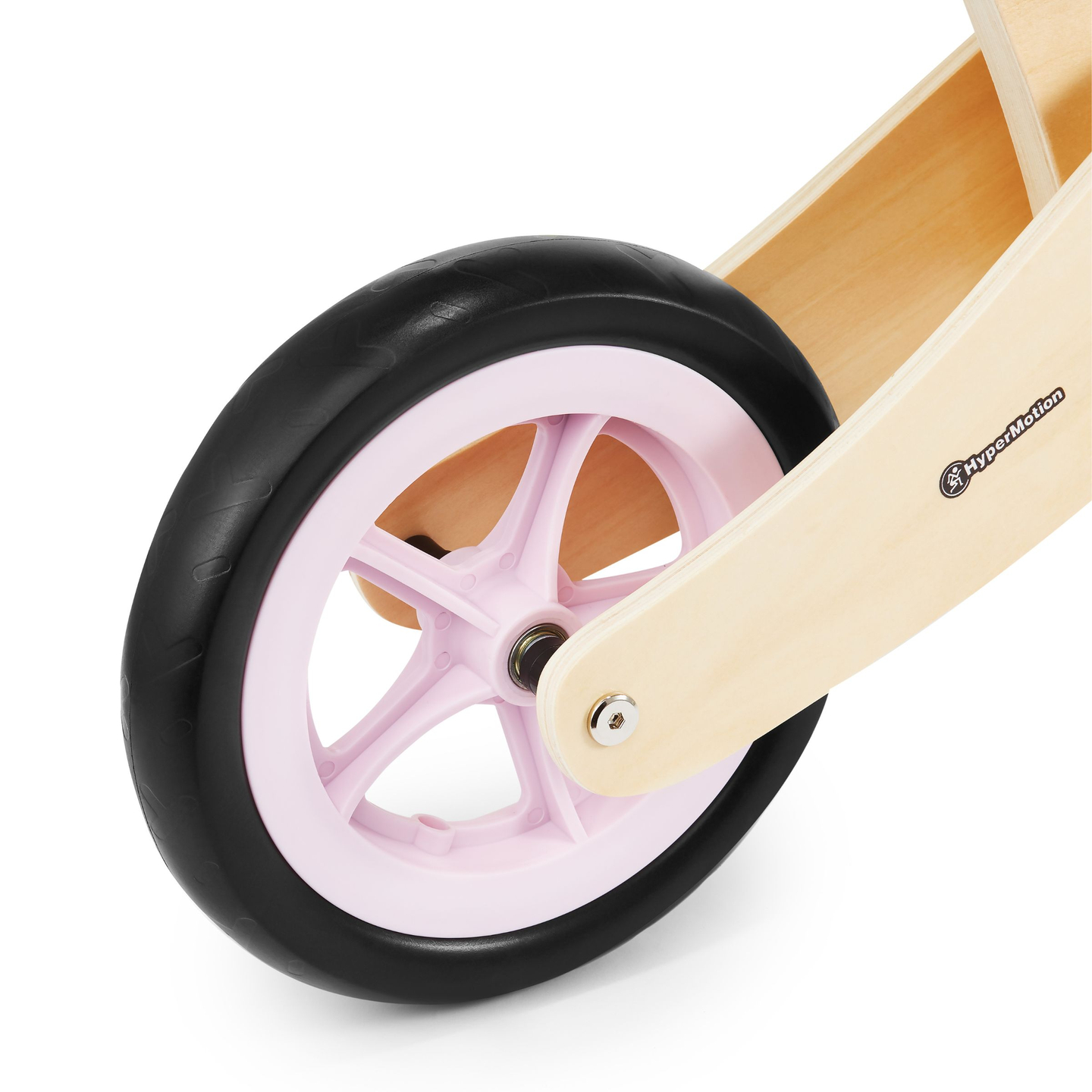 Tricycle et draisienne en bois 2en1 - HyperMotion PERCY - rose