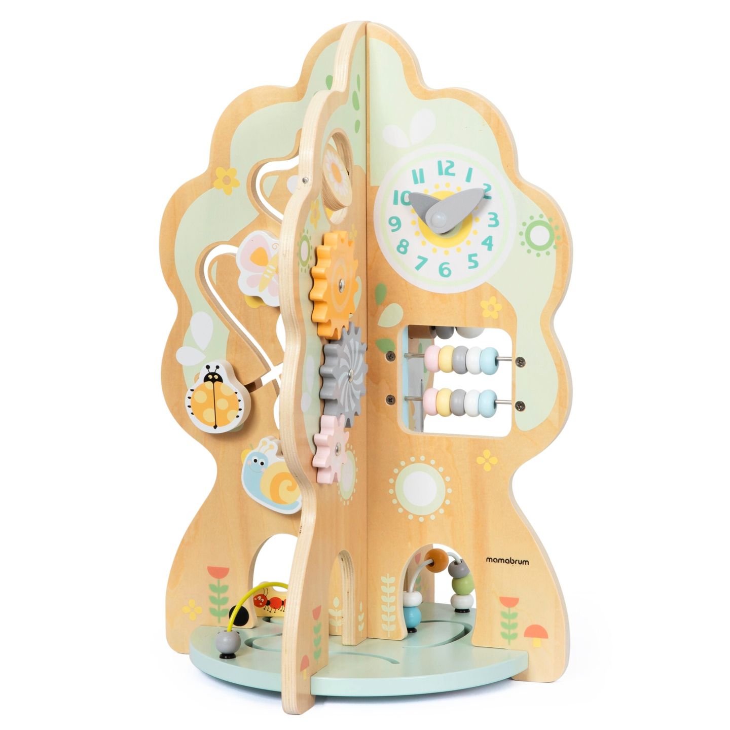 Jouet éducatif en bois 10 en 1 - arbre multifonctionnel