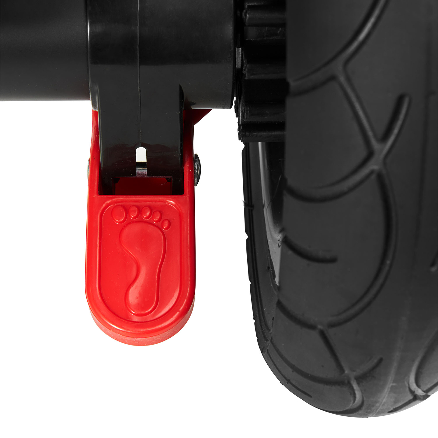 Tricycle pour enfants 1-4 ans - TOBI FREY - couleur rose - pivotant - roues pompées + pousseur