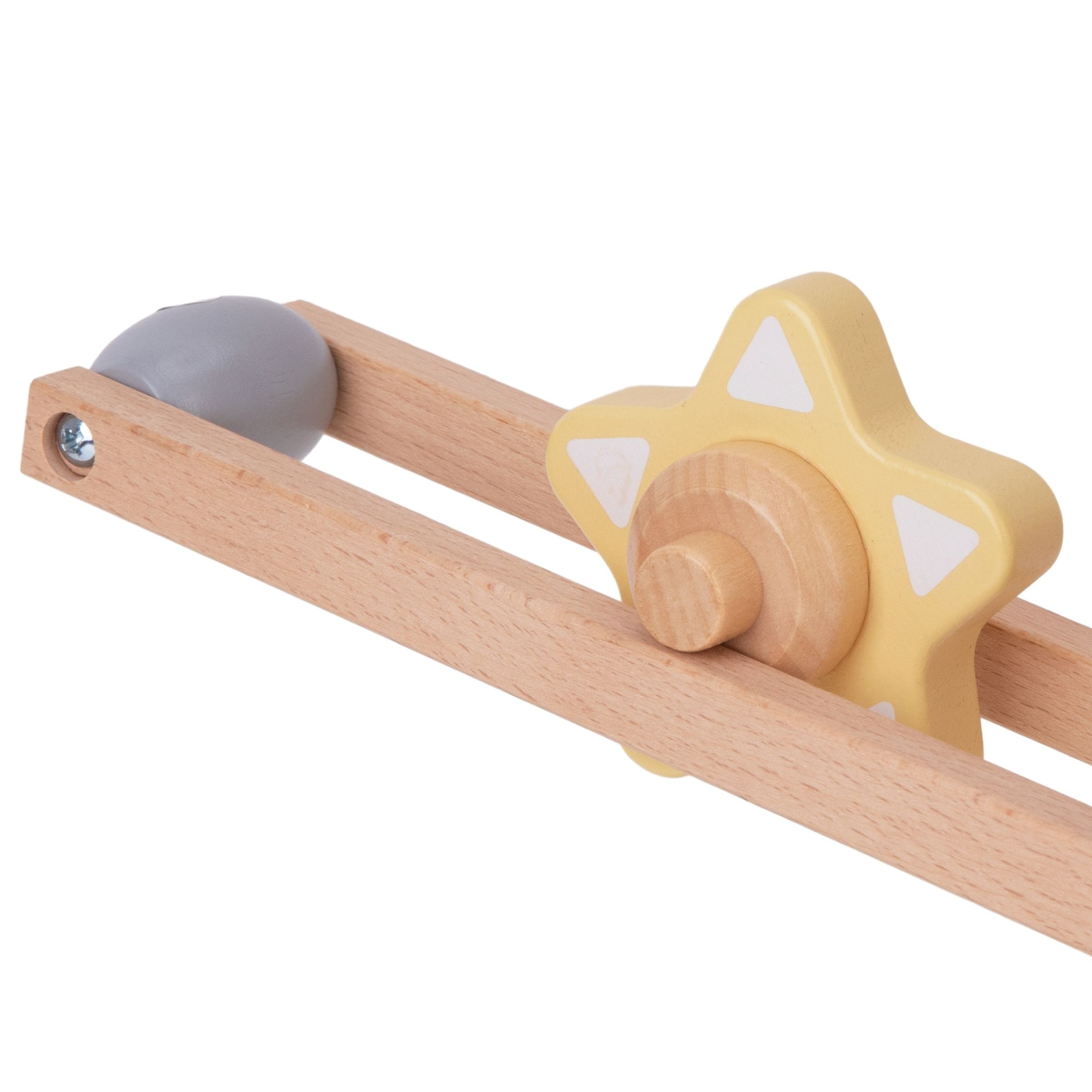 Grand cul-de-sac en bois - toboggan avec éléments tournants