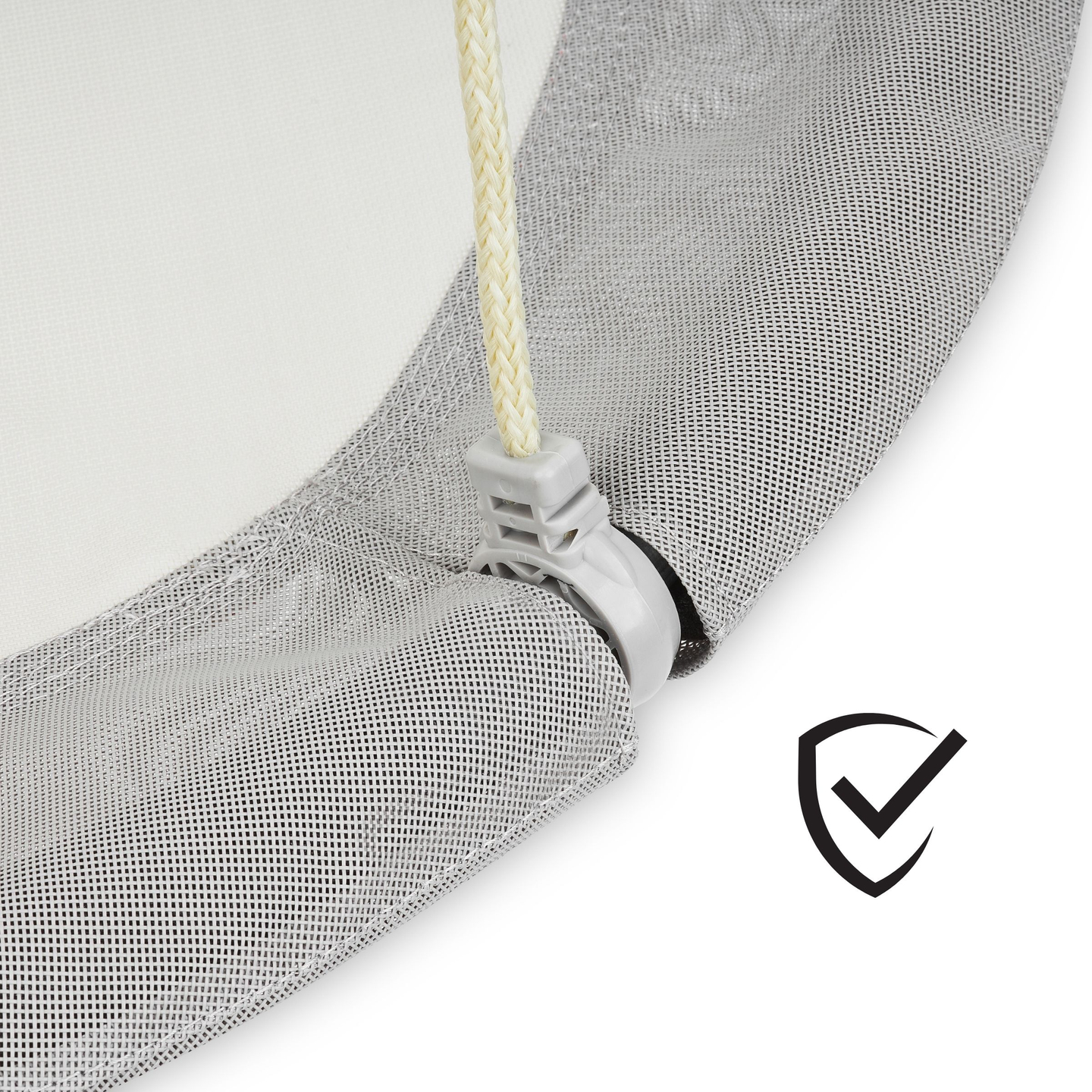 Balançoire nid de cigogne HyperMotion - diamètre 100 cm, couleur grise