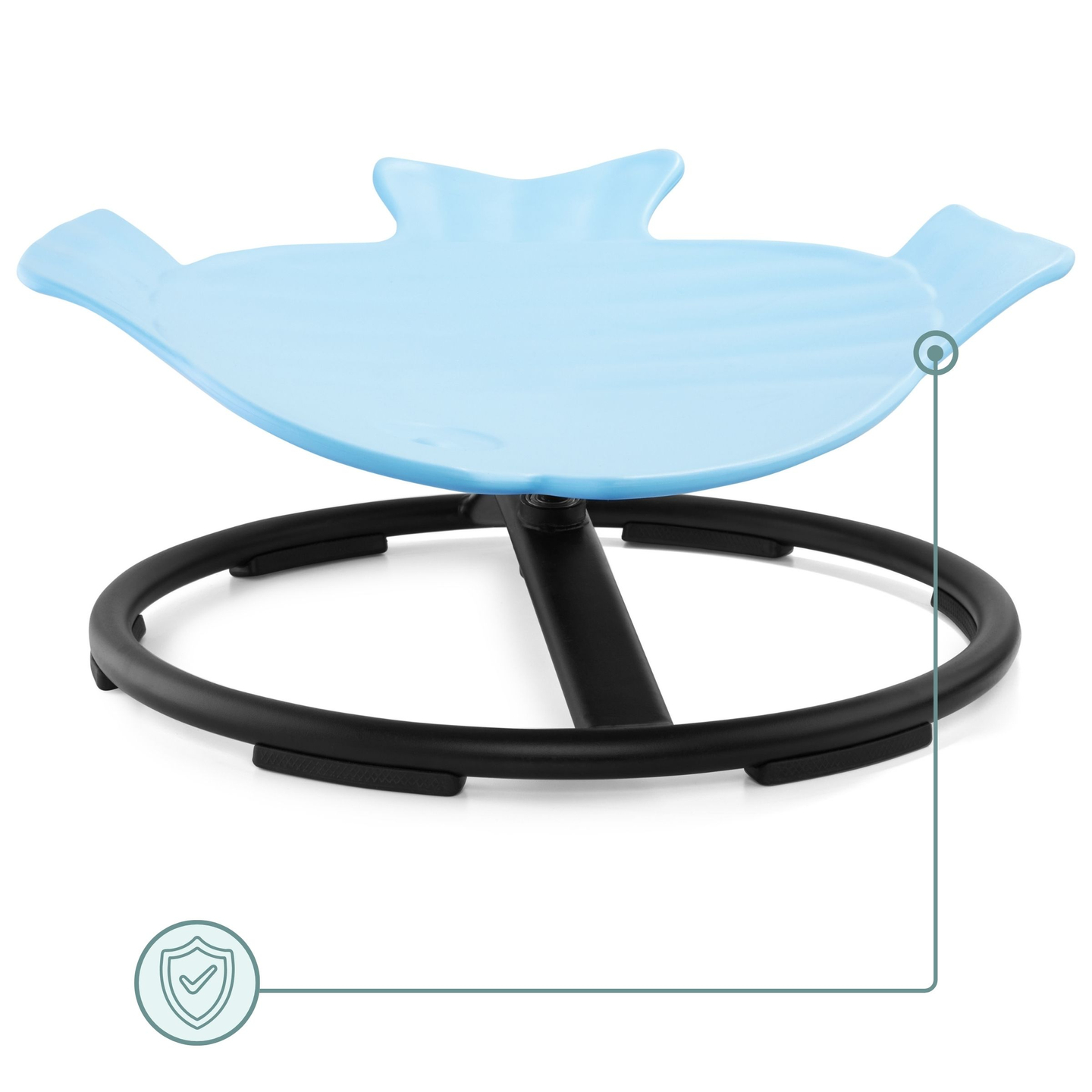 Mini carrousel pour enfants Poisson - bleu