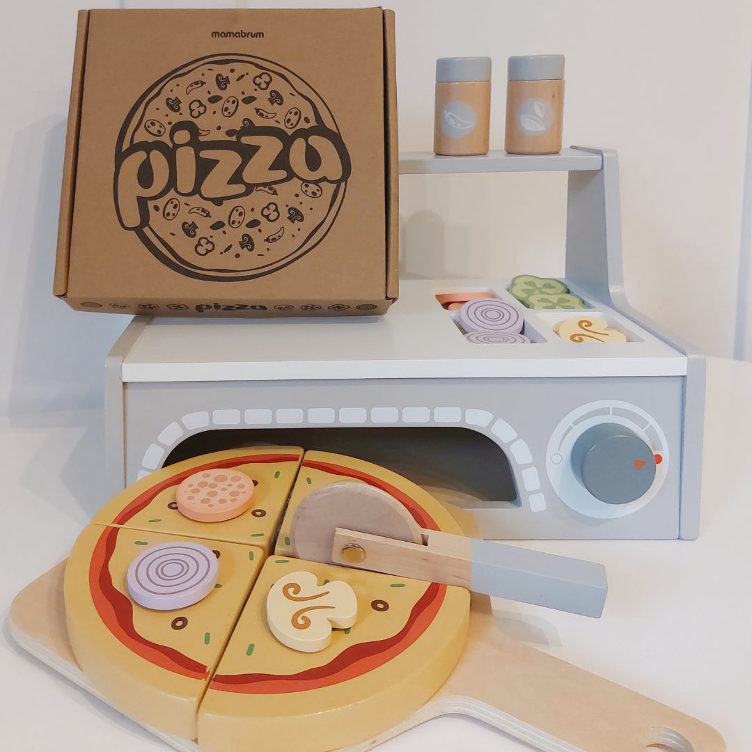 Set de cuisson pour pizza en bois