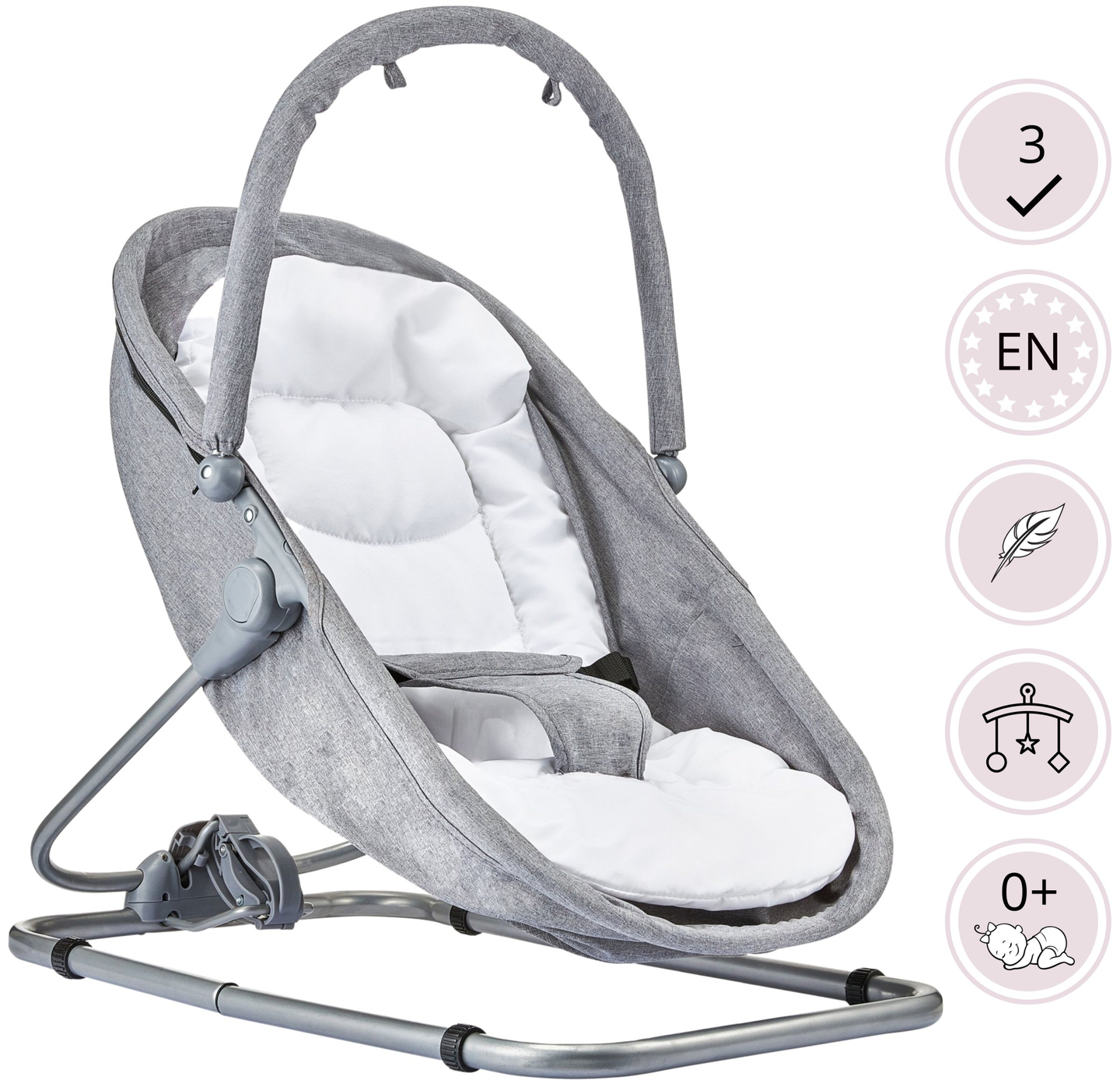 Lit de repos + Siège de flottaison + Lit bébé 3 en 1 - Moby-System MILA