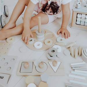 Coffret éducatif Montessori pour jeunes enfants - 6 jouets