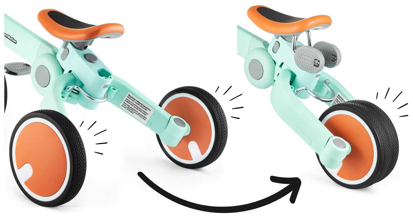 Tobi ROCKET - Tricycle enfant, vélo de randonnée, pilote - pousseur - 5in1 de HyperMotion