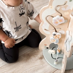 Jouet éducatif en bois 10 en 1 - arbre multifonctionnel