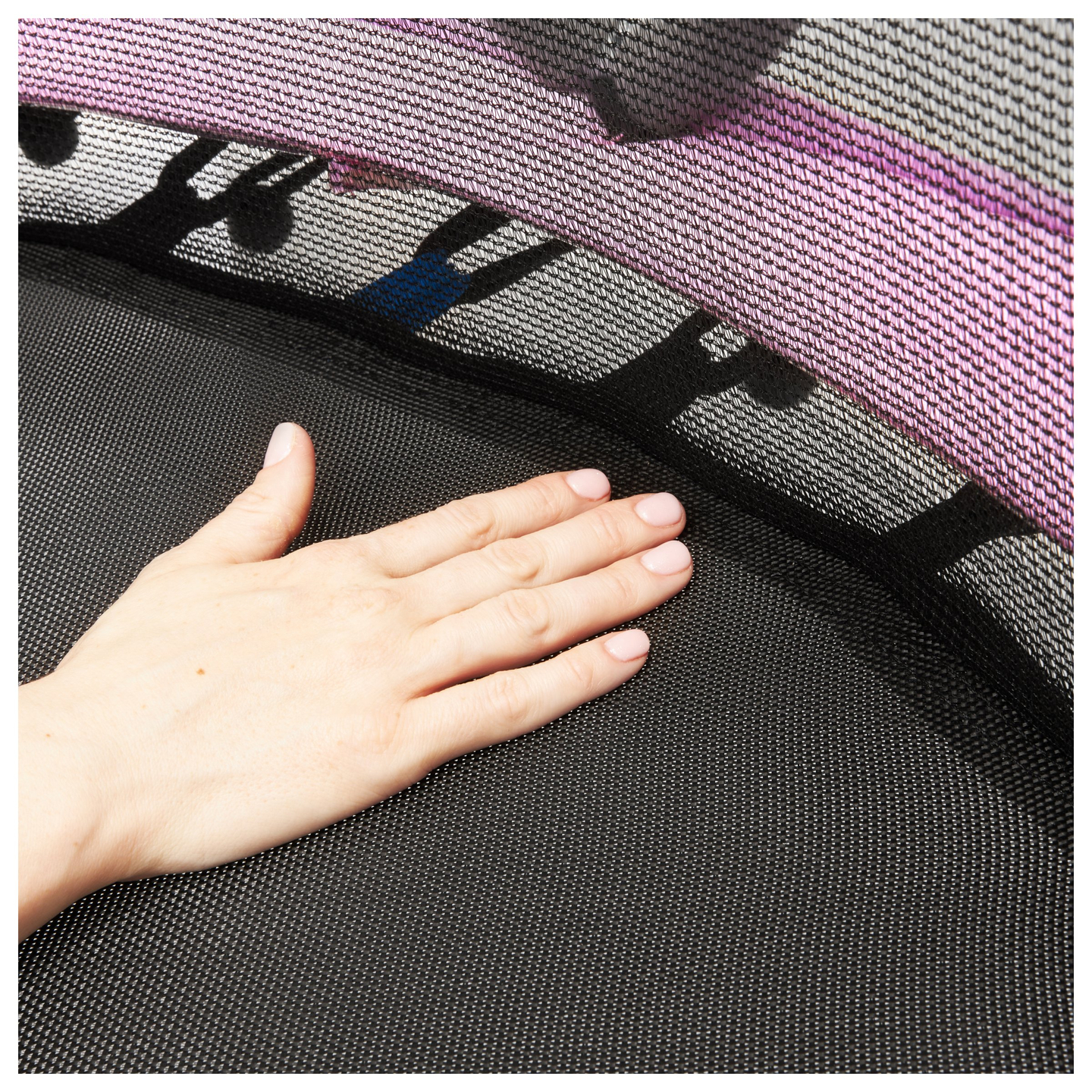 trampoline 167cm avec filet de sécurité - pour enfants 3-8 ans - maison et jardin