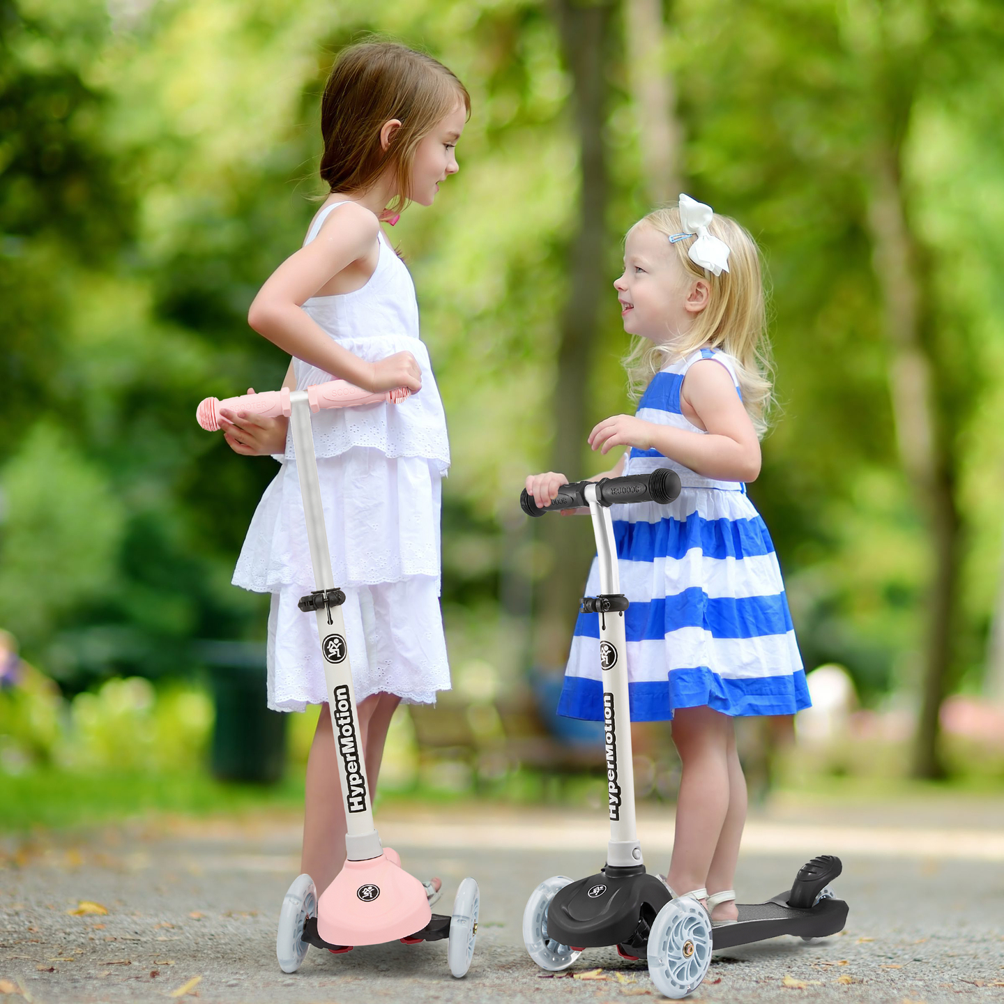 Draisienne à trois roues TRINGO 3-8 ans - rose + roues LED lumineuses