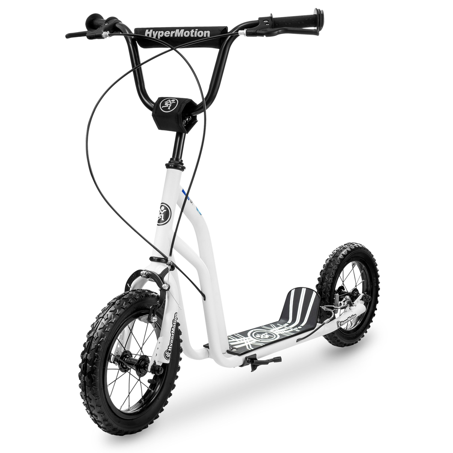 Scooter HyperMotion VIVA 12 (roues gonflables de 30 cm) - Blanc