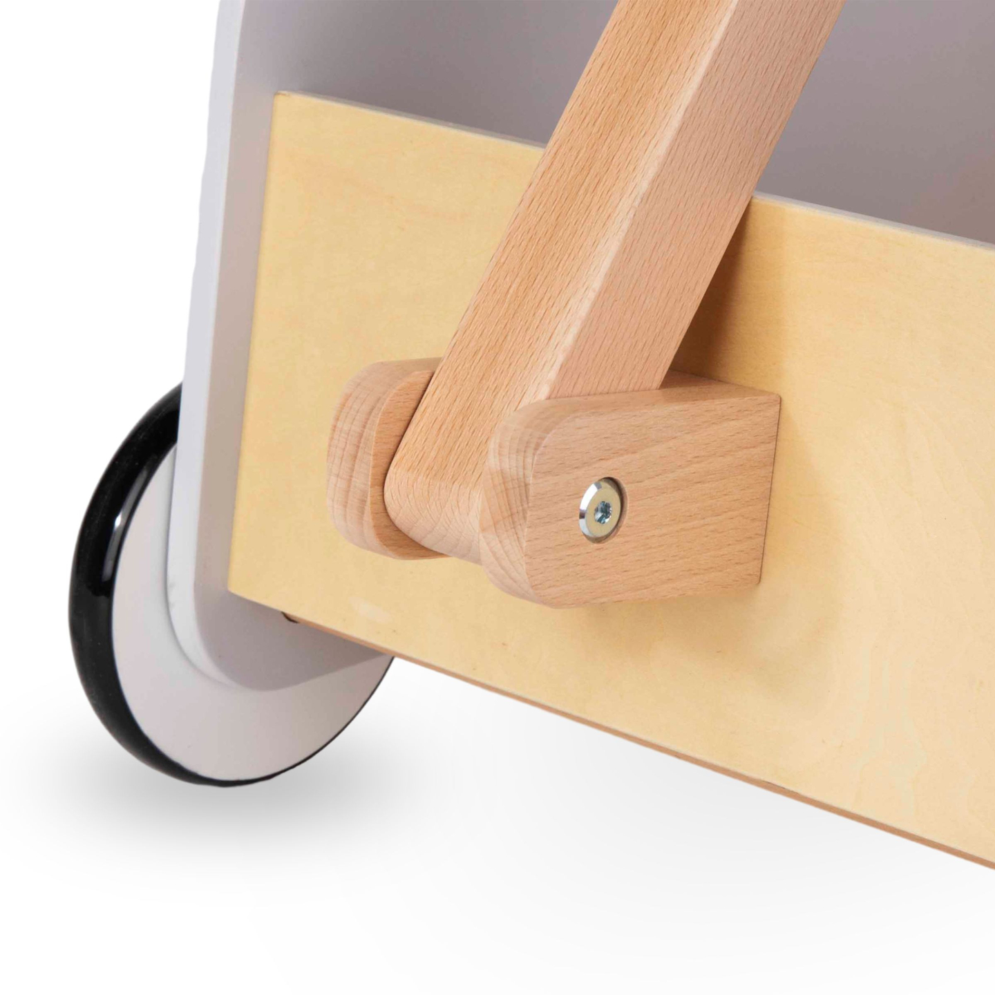 Chariot à jouets en bois - remorque à tirer