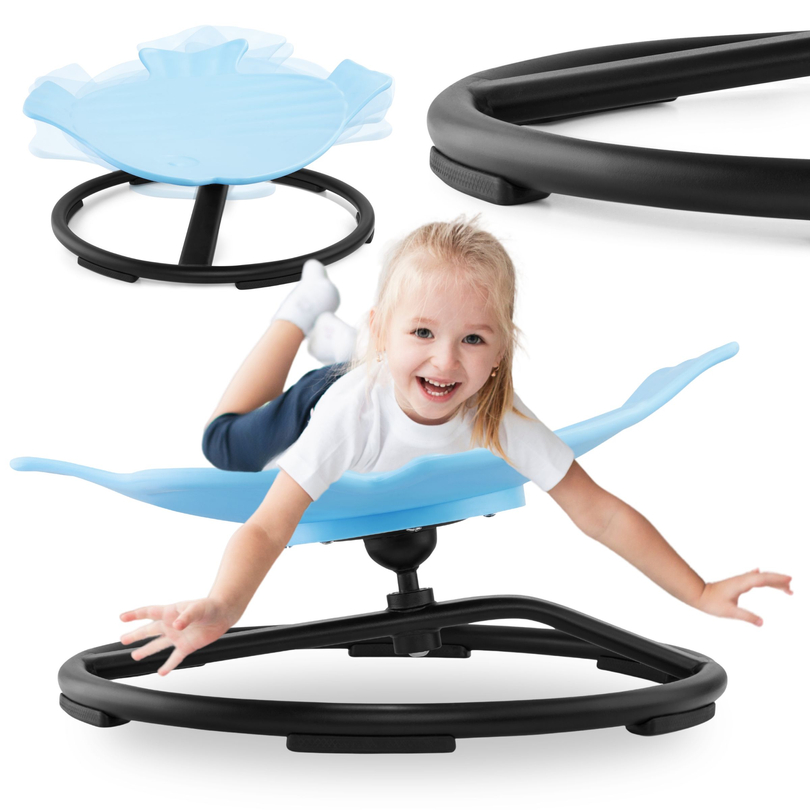 Mini carrousel pour enfants Poisson - bleu