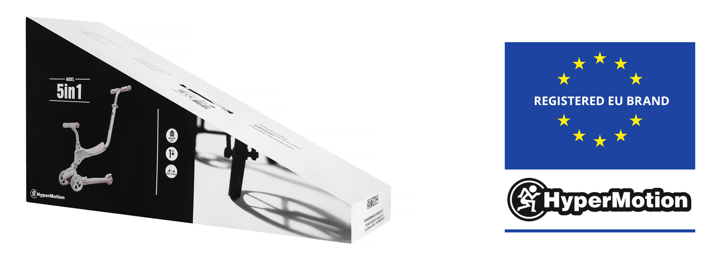 Scooter d'équilibre 5in1 HyperMotion - bleu