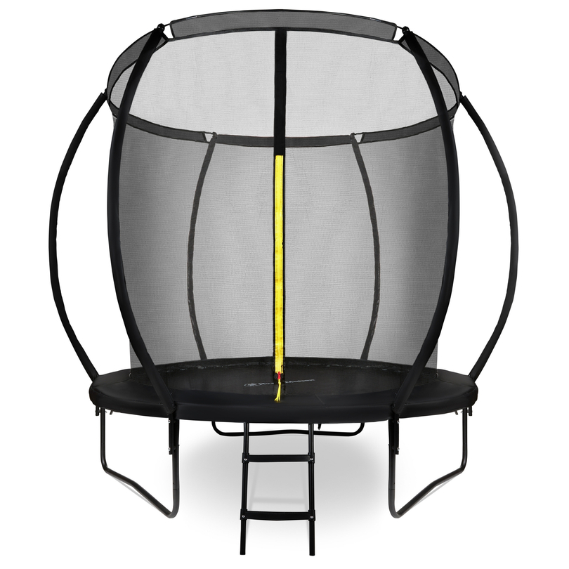 Trampoline de jardin pour enfants HyperMotion - 244 cm 8FT - avec échelle et filet intérieur - pour la maison et le jardin
