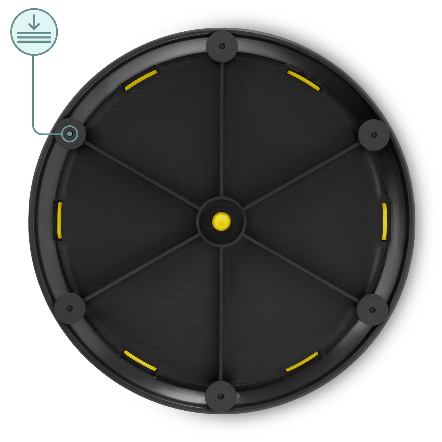 Disques sensoriels colorés pour enfants - 24 pièces