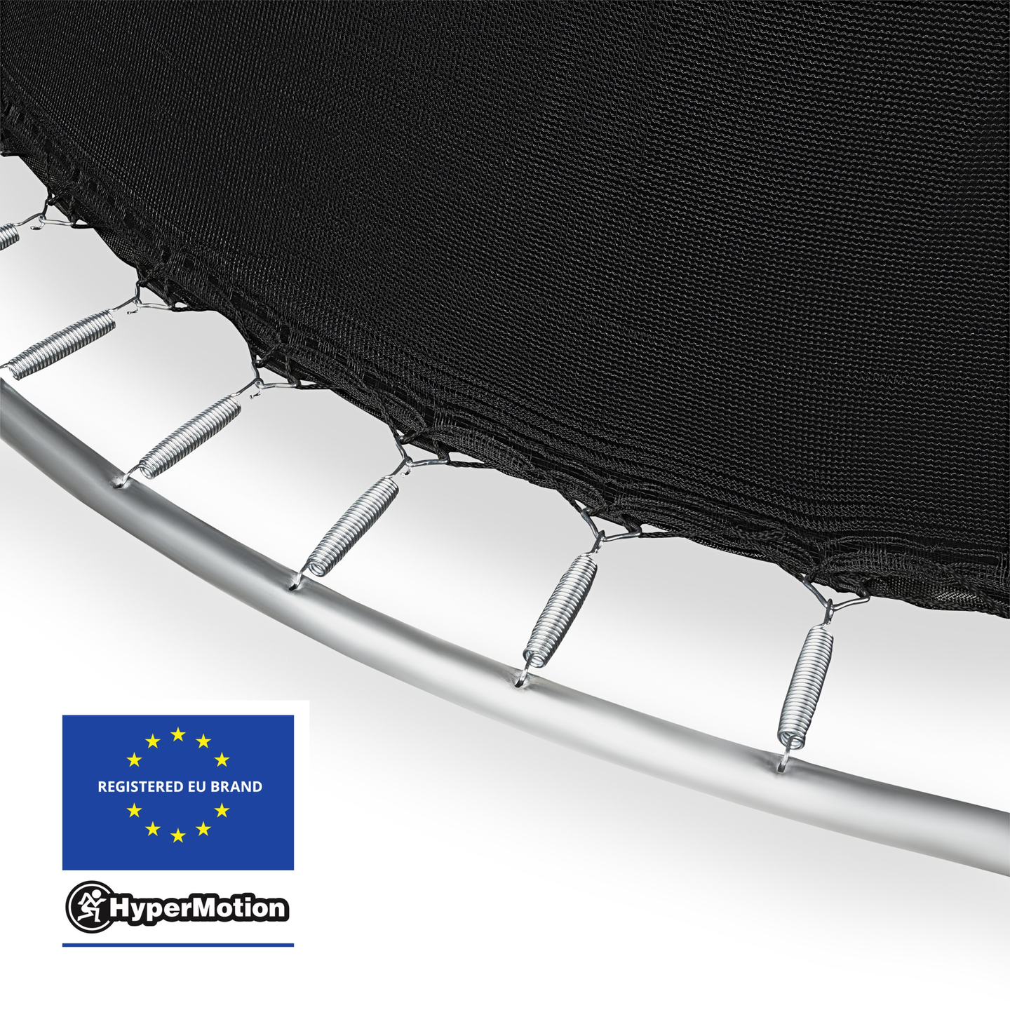 Trampoline de jardin XXXL pour enfant HyperMotion - 487 cm 16FT - avec échelle et filet intérieur - pour maison et jardin - 150kg max