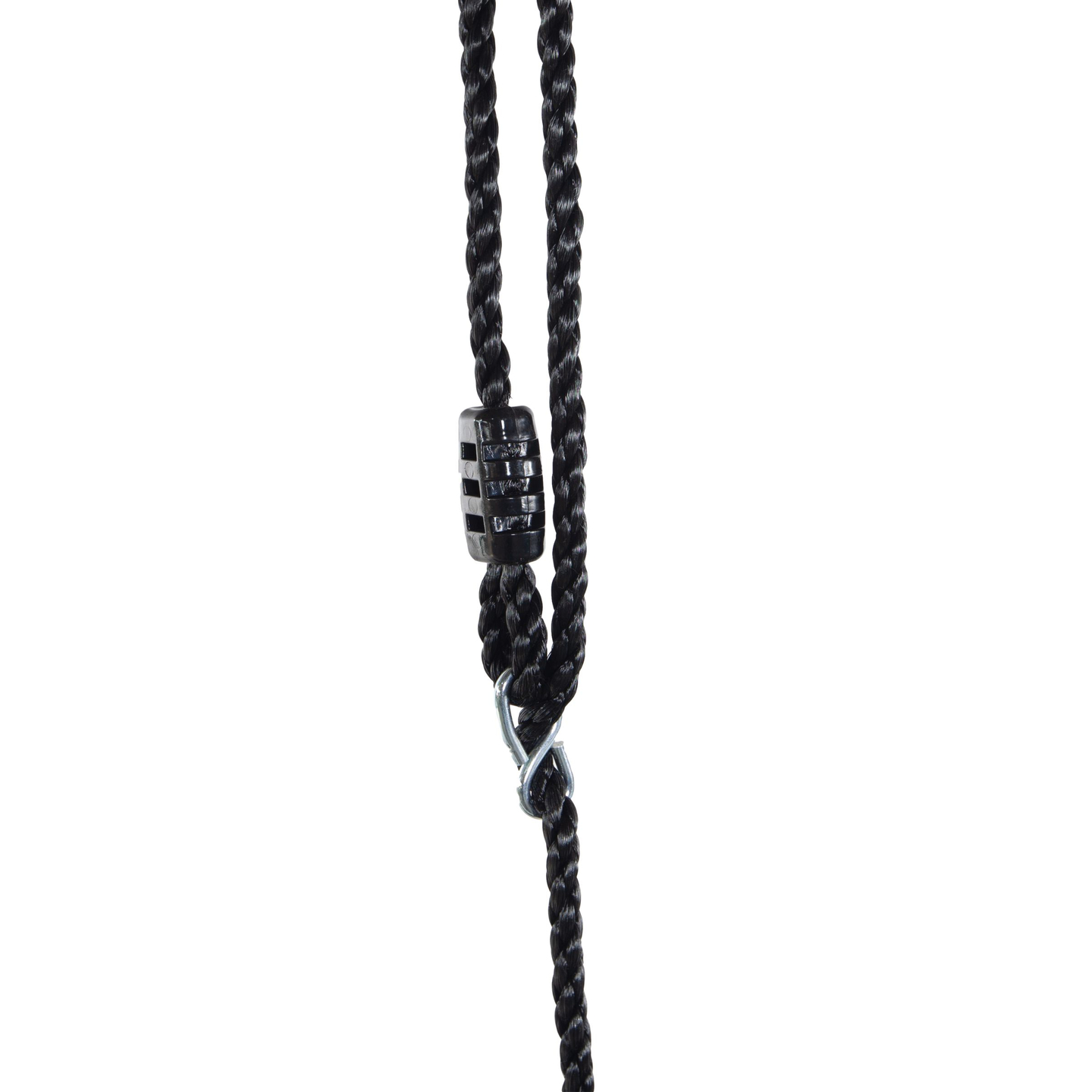 Balançoire de jardin double avec cadre et cordes - siège et nid de cigogne