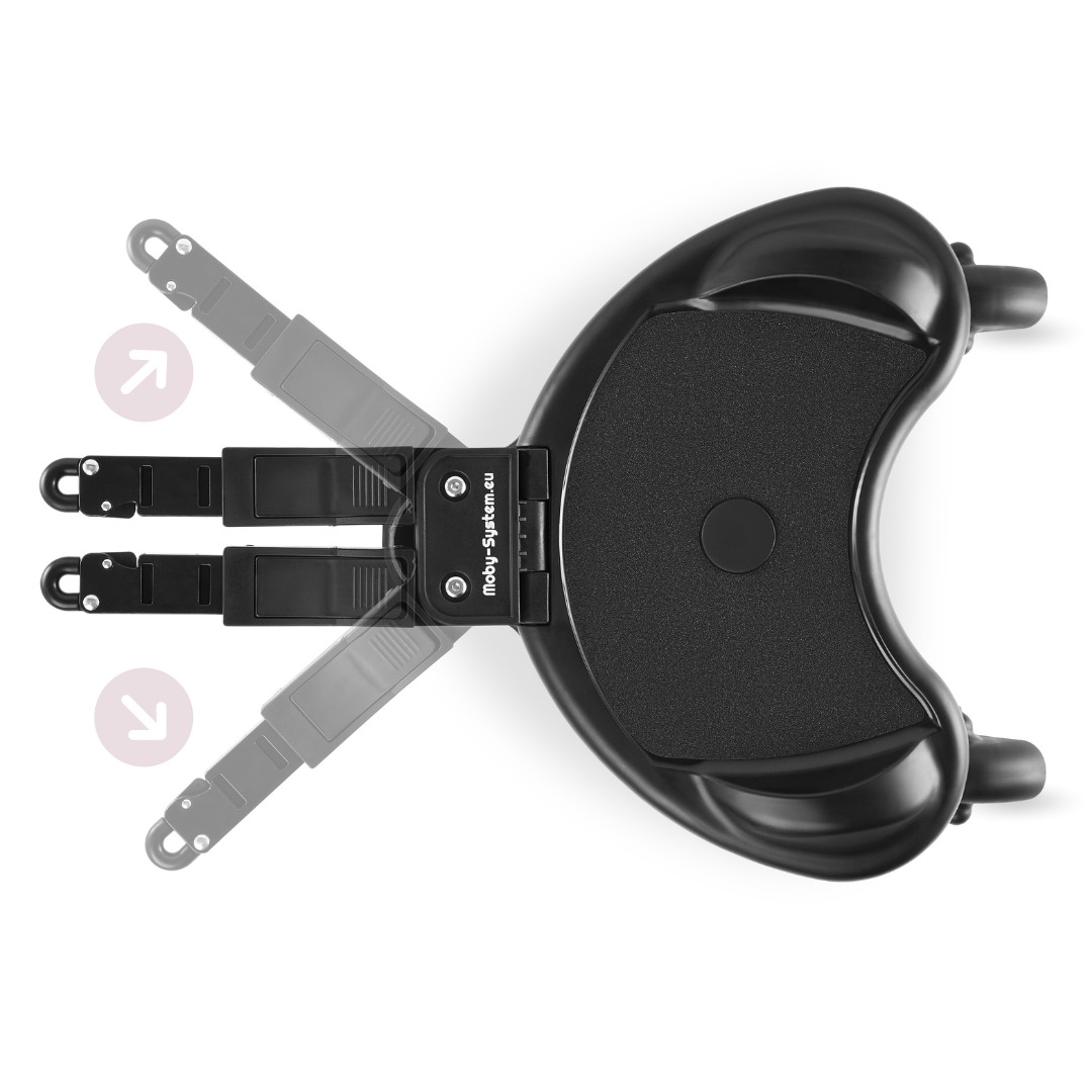 Extension de fauteuil roulant MR BUGGY avec siège - roues LED