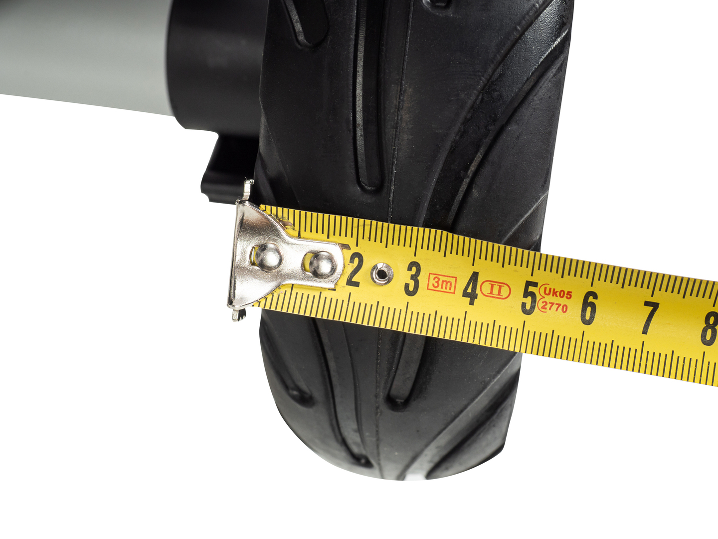 HyperMotion TOBI VECTOR tricycle - roues gonflables éternelles + barre de poussée. Couleur : noir.