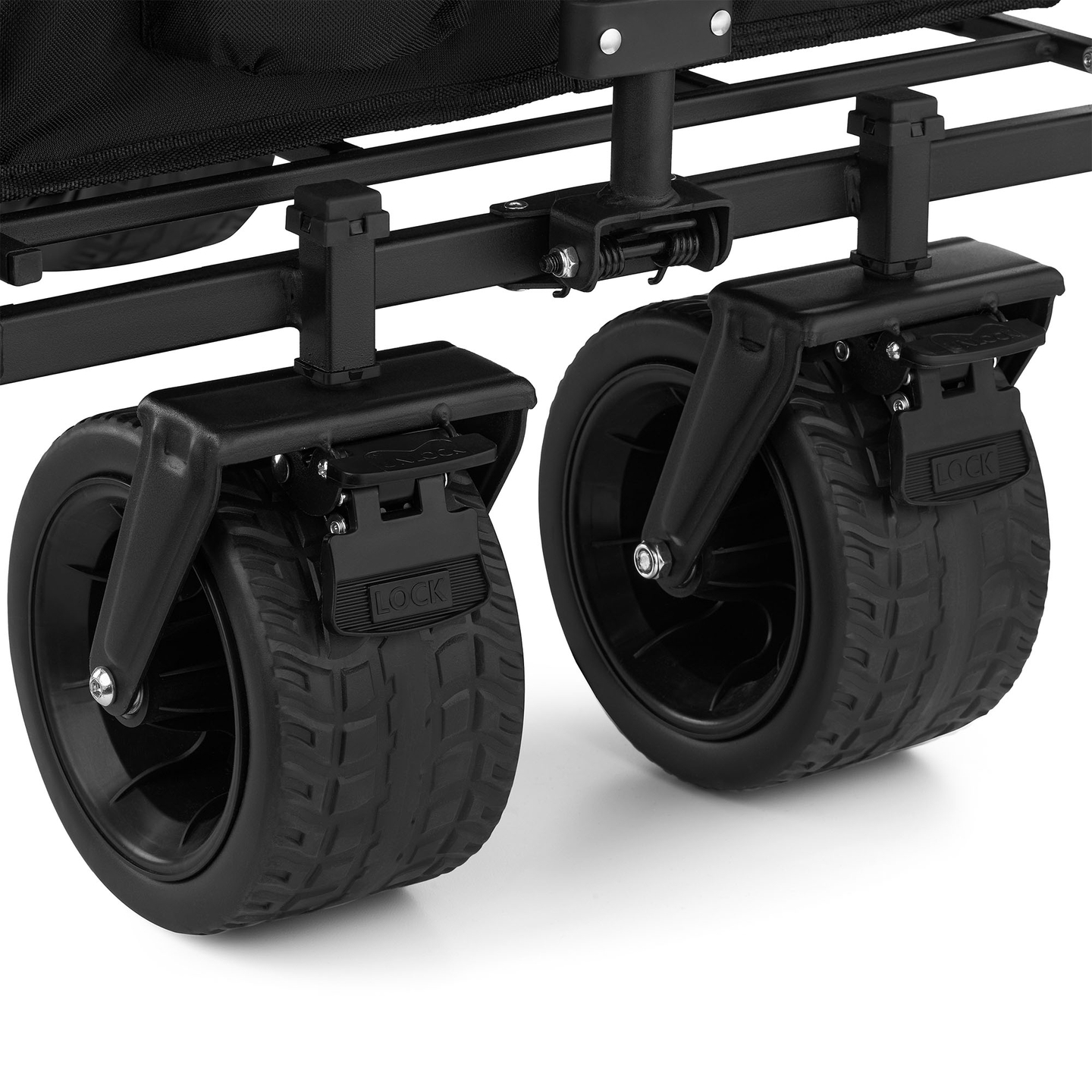 Fauteuil roulant de plage pliant HyperMotion - noir, 120 kg