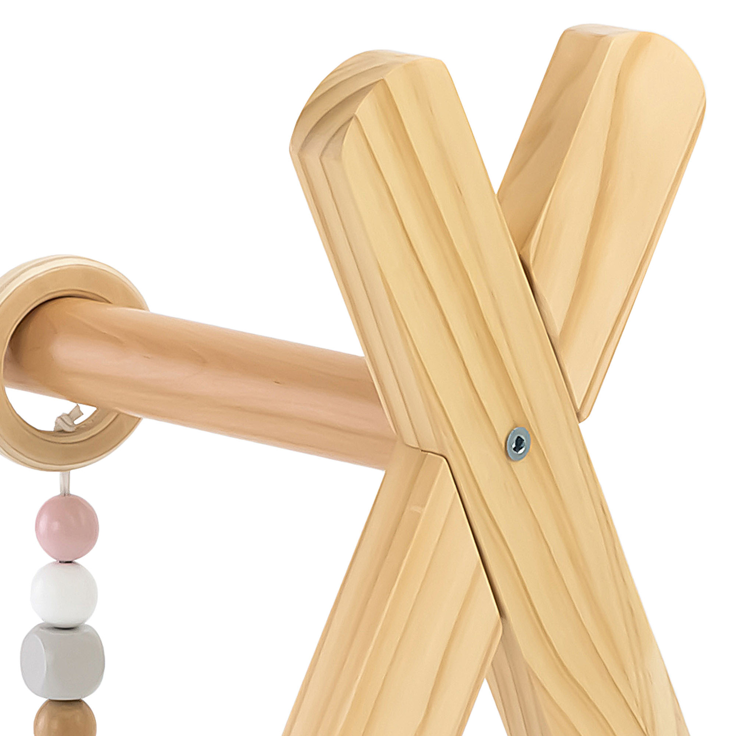 Support éducatif en bois Baby Gym - couleur blanche