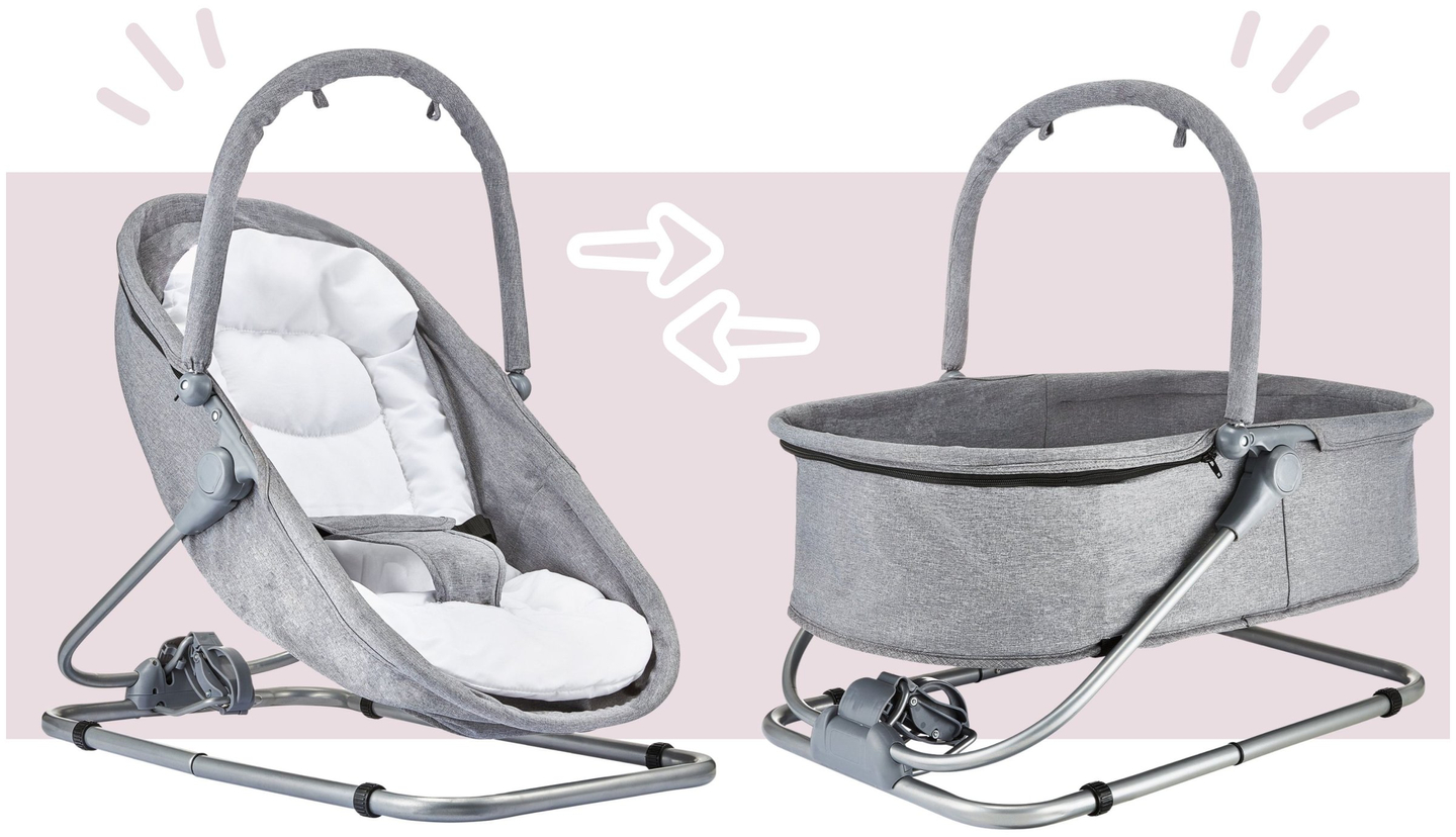 Lit de repos + Siège de flottaison + Lit bébé 3 en 1 - Moby-System MILA