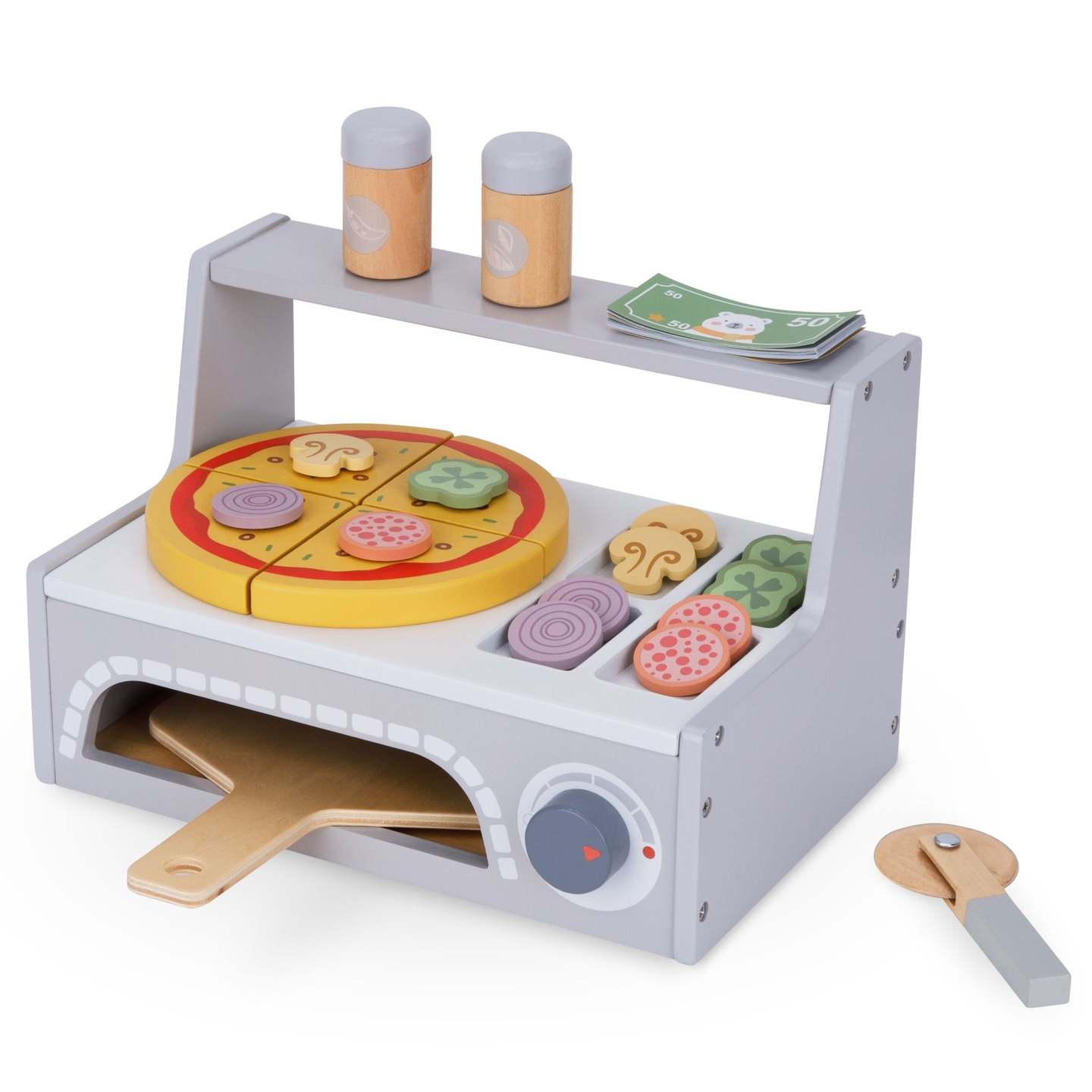 Set de cuisson pour pizza en bois