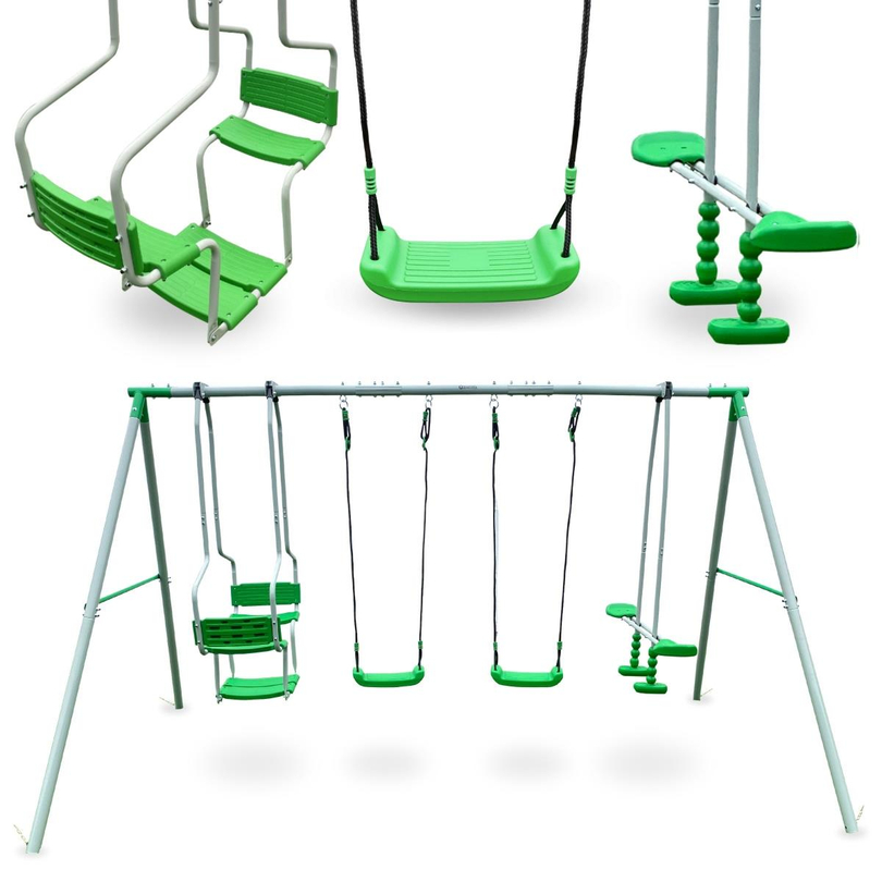 Balançoire pour enfants 6 personnes - aire de jeux de jardin