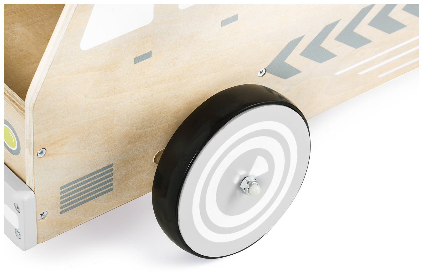 Bicyclette en bois, voiture, voiture avec des blocs