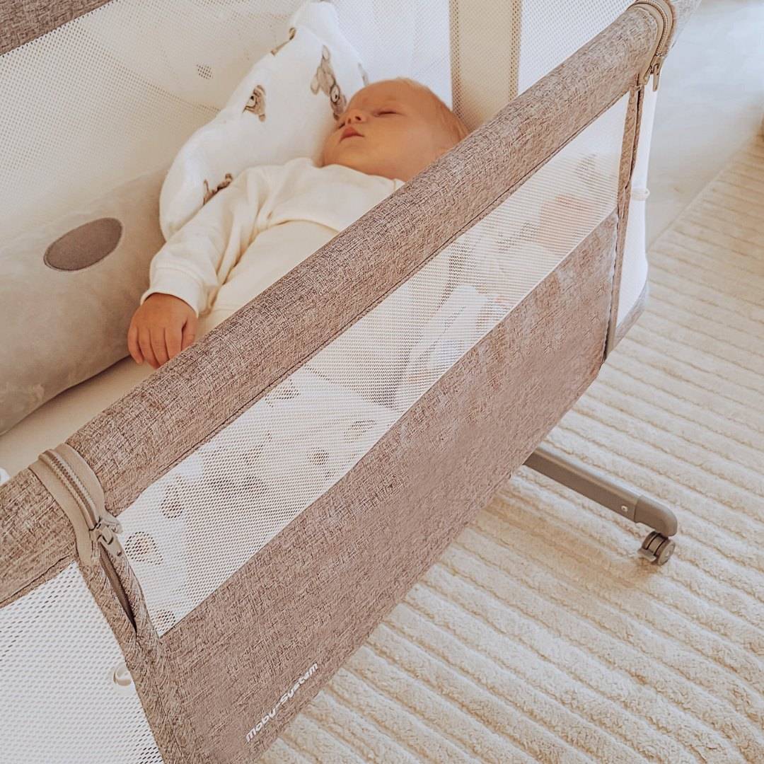 Lit d'appoint Moby-Système LUNA 3en1 - gris