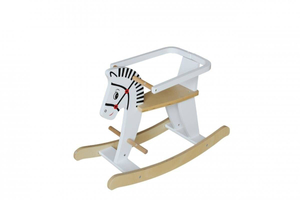 Cheval à bascule en bois avec garde-fou K11