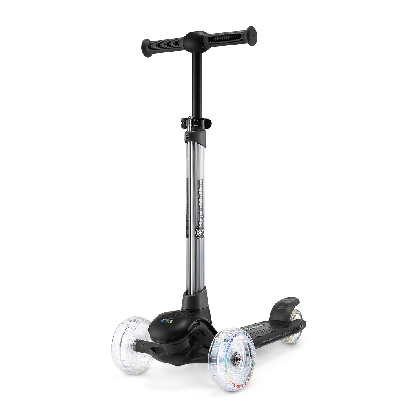 Trottinette d'équilibre HyperMotion BECKY - Éclairage LED RGB, noire