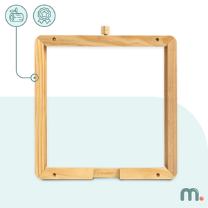 Cadre mural en bois - pour la fixation des tableaux éducatifs Mamabrum