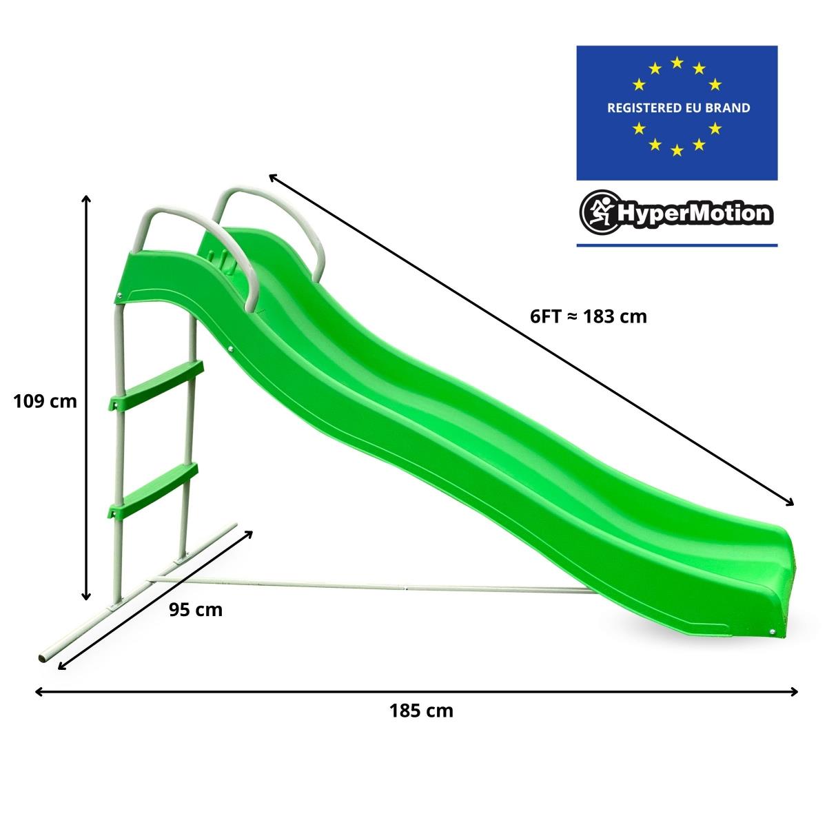 Grand toboggan de jardin avec échelle pour enfants