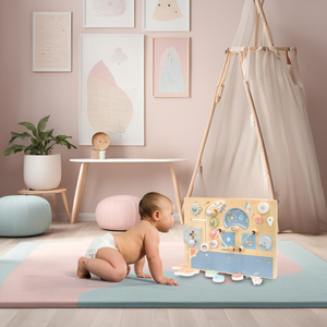 Tableau de manipulation en bois - Cosmos